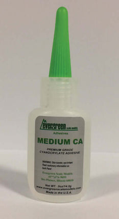Evergreen Scale Models | Medium CA Adhesive | Modeling Glue