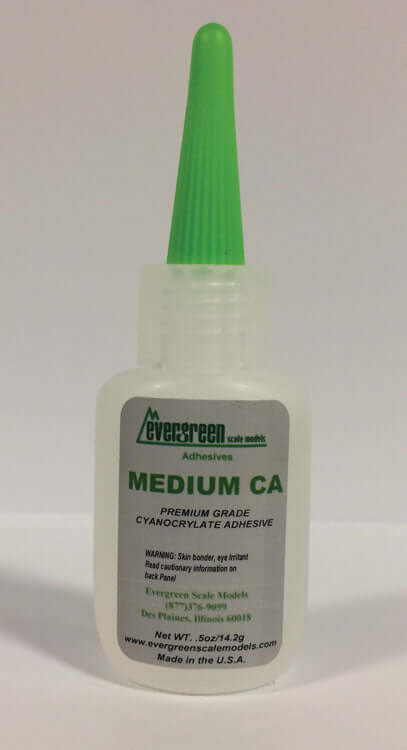 Evergreen Scale Models | Medium CA Adhesive | Modeling Glue