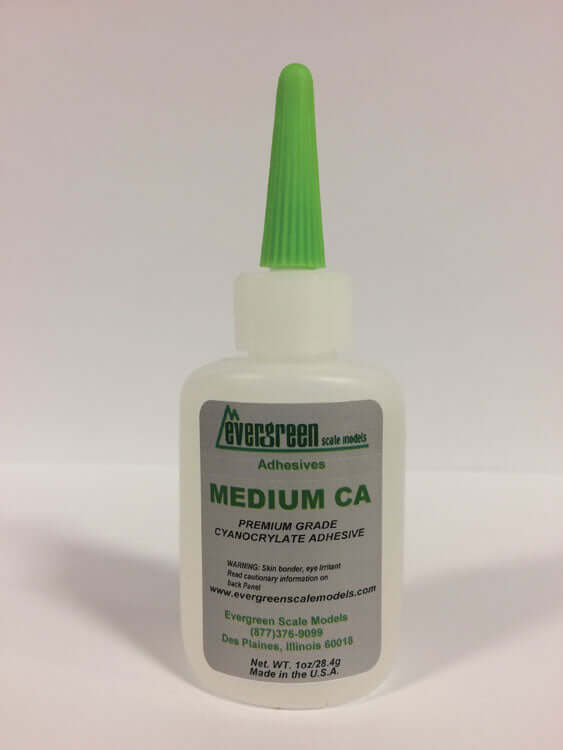 Evergreen Scale Models | Medium CA Adhesive | Modeling Glue