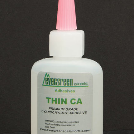 Evergreen Scale Models | Thin CA Adhesive | Modeling Glue