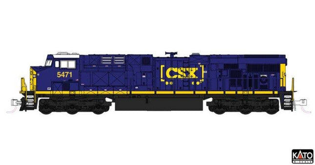 Kato 176-8964 | GE ES44AC GEVO Standard DC - CSX #5471 | N Scale