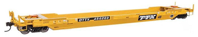 WalthersProto 920-109220 Gunderson 48' Well Car TTX #456269 HO Scale - side view