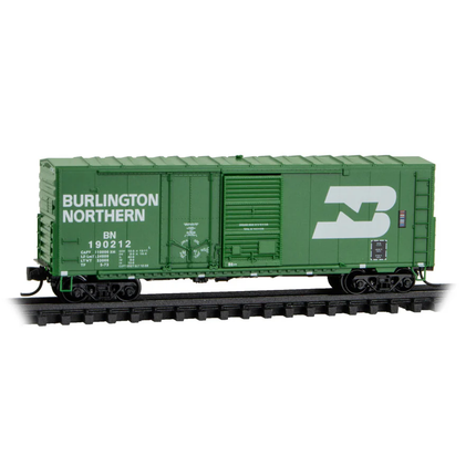 Micro-Trains 19100010 | 40' Standard Boxcar - Burlington Northern #19212 | N Scale