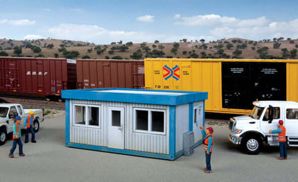 Walthers Cornerstone 933-4078 | Modern Yard Office - Intermodal & Freight Yard Building - Building Kit | HO Scale