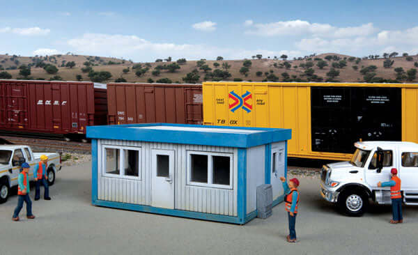 Walthers Cornerstone 933-4078 | Modern Yard Office - Intermodal & Freight Yard Building - Building Kit | HO Scale