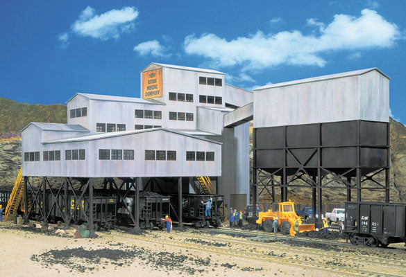 Walthers Cornerstone 933-3017 | New River Mining Company - Trackside Coal Tipple Kit | HO Scale