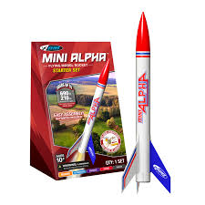 Estes 5333 | Mini Alpha Starter Set - Beginner Rocket, 690ft