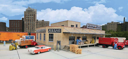 Walthers Cornerstone 933-3760 | Grocery Distributor Building Kit | HO Scale