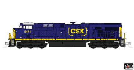 Kato 176-8964 | GE ES44AC GEVO Standard DC - CSX #5471 | N Scale