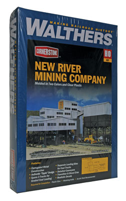 Walthers Cornerstone 933-3017 | New River Mining Company - Trackside Coal Tipple Kit | HO Scale