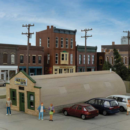 Walthers Cornerstone 933-3561 | Converted Quonset Hut Building Kit | HO Scale