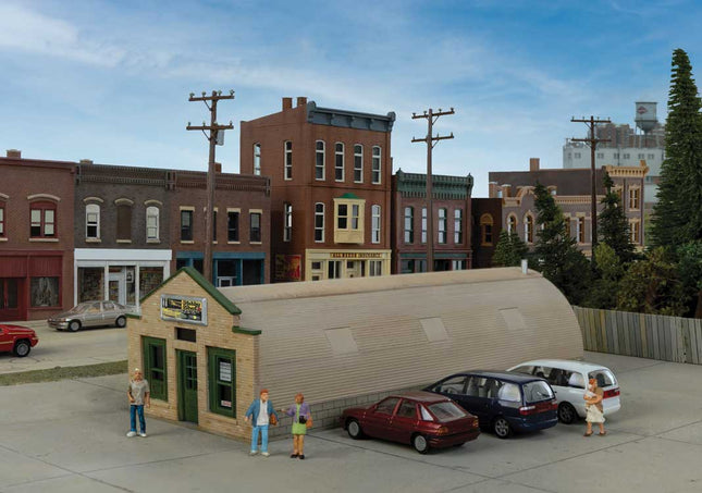 Walthers Cornerstone 933-3561 | Converted Quonset Hut Building Kit | HO Scale