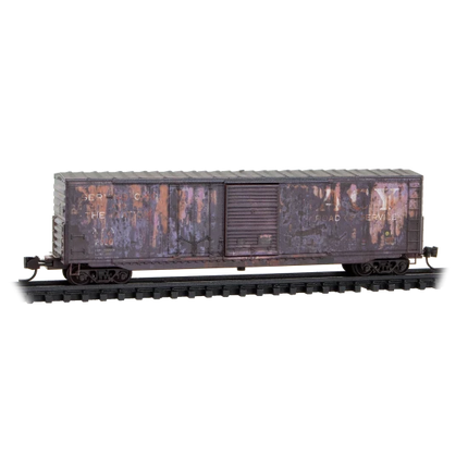 Micro-Trains 07644530 50' Standard Boxcar Akron Canton & Youngstown #2320 Weathered N Scale