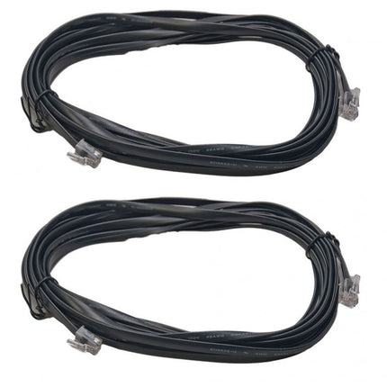Digitrax LNC162 | 16' LocoNet Cables - Pre-Tested RJ12, 2-Pack | All Scales
