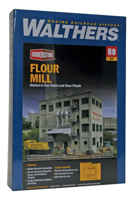 Walthers Cornerstone 933-3026 | Red Wing Milling Co. | HO Scale Plastic Building Kit
