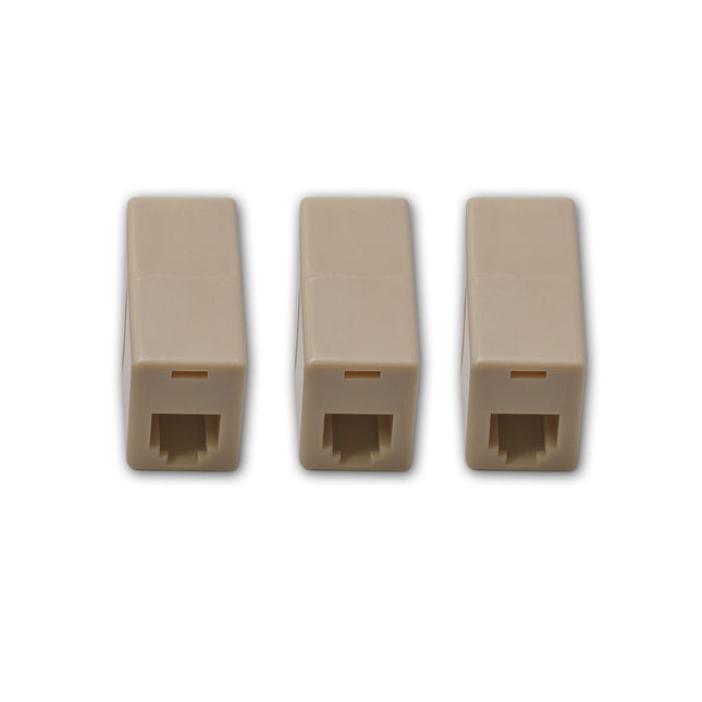 Digitrax LNMC3 | 3-Pack LocoNet Modular Couplers - RJ12 6-Conductor Inline Cable Joiners | Multi Scale