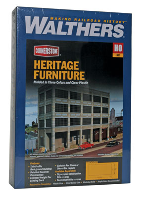 Walthers Cornerstone 933-3164 | Heritage Furniture Background Building Kit | HO Scale