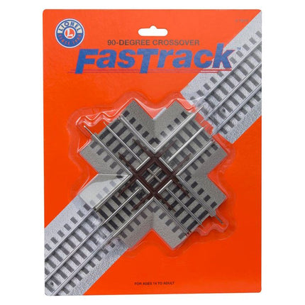 Lionel 6-12019 FasTrack 90-Degree Crossover O Scale - box front