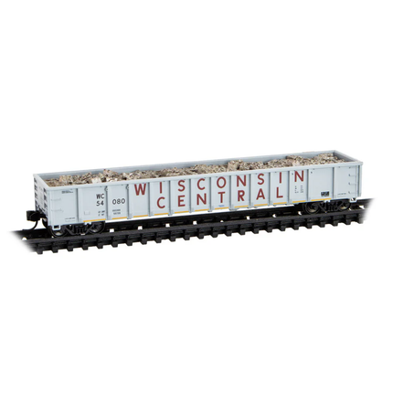 Micro-Trains 17000020 | 52'6" Greenville 2494 Mill Gondola - Wisconsin Central #54080 | N Scale