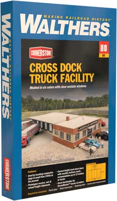 Walthers Cornerstone 933-4131 | Cross-Dock Truck Facility Building Kit | HO Scale