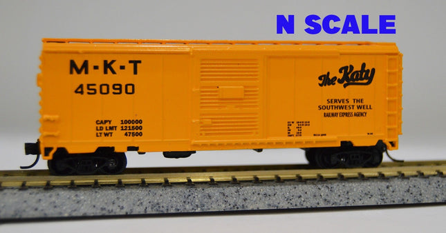 Value Trains USA N40-305 MKT The Katy 40' PS-1 Boxcar #45091 N Scale