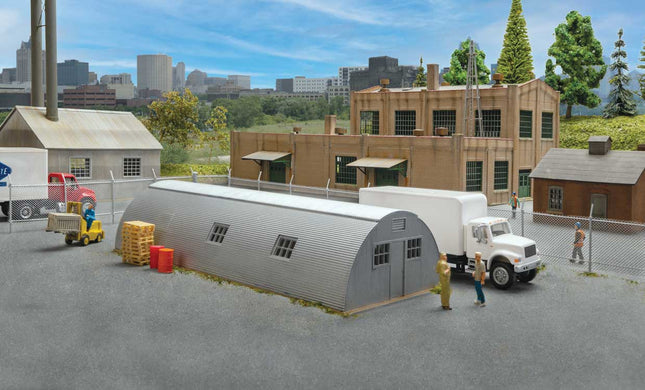 Walthers Cornerstone 933-3560 | Quonset Hut Kit | HO Scale