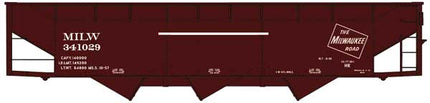 Accurail 81852 AAR 70-Ton Offset-Side 3-Bay Hopper HO Scale - Milwaukee Road #341029 kit