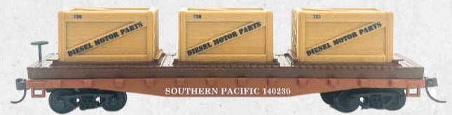 Rock Island Hobby 032212 - HO Flat Car w/ Crates Southern Pacific (SP)