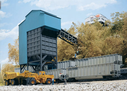 Walthers Cornerstone 933-3051 Coal Flood Loader HO scale structure kit loading hopper cars