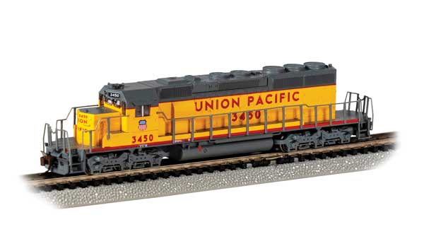Bachmann 67077 N scale EMD SD40-2 Union Pacific #3450 diesel locomotive