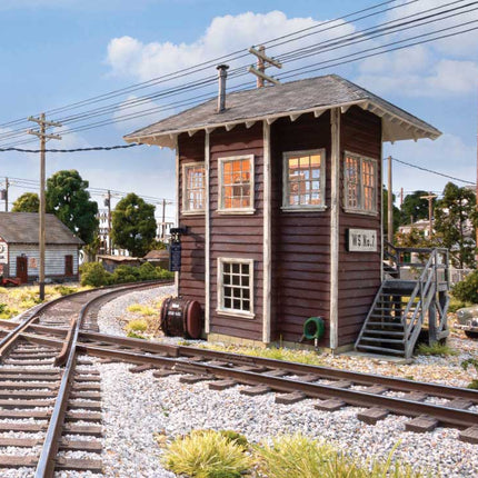 Woodland Scenics 4964 | Interlocking Tower - Built-&-Ready Structure | HO Scale