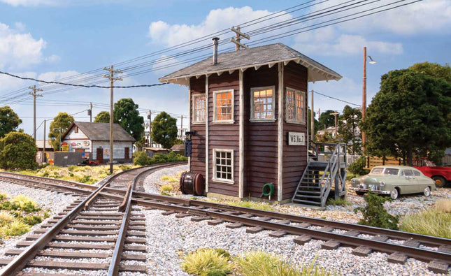 Woodland Scenics 4964 | Interlocking Tower - Built-&-Ready Structure | HO Scale