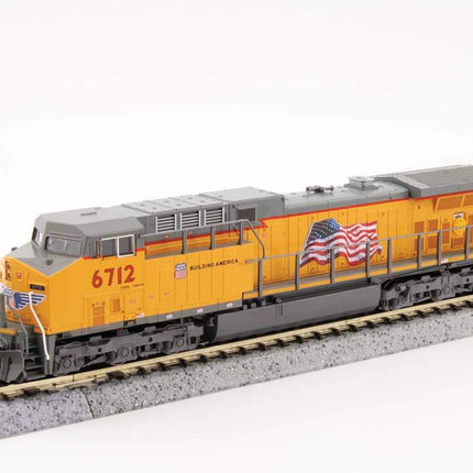Kato 176-7039 | GE AC4400CW Low Numberboards – Standard DC – Union Pacific #6712 | N Scale