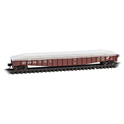 Micro-Trains 107 00 140 | Conrail 65’ Mill Gondola Rd# 593958 | N Scale model train on tracks