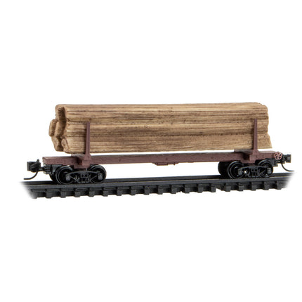 Micro-Trains 983 00 232 | Logging Car 4 Pack Runner Pack #232 | N Scale