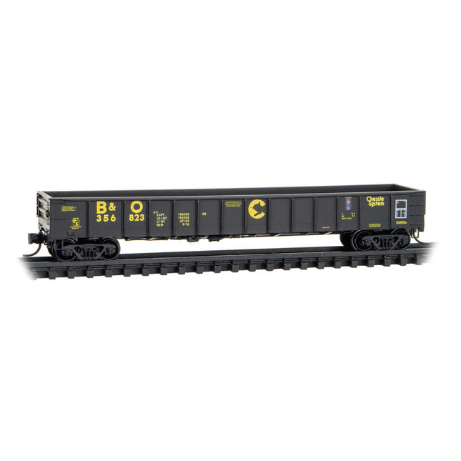 Micro-Trains 105 00 790 | Chessie System B&O 356823 – 50’ Steel Side Gondola | N Scale