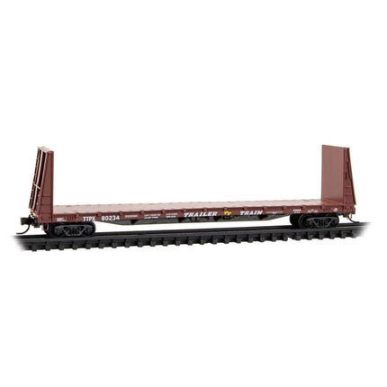 Micro-Trains 054 00 481 | TTX 61’ Bulkhead Flatcar Rd# 80234 | N Scale model for modern freight operations