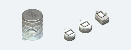 Modular speaker baffle set including sugar cube speakers and various baffles for custom audio setup.