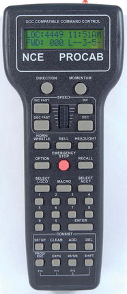 NCE 11 | Deluxe Master ProCab-R Wireless DCC Throttle | Multi-Scale