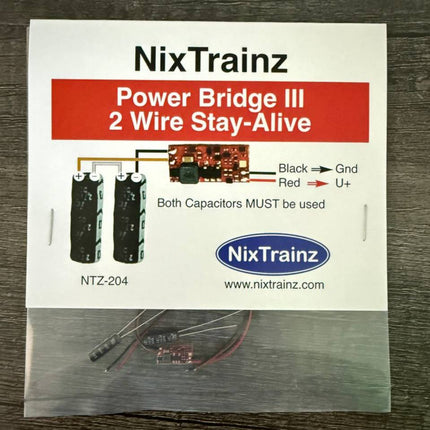 NixTrainz 204 – Power Bridge III – 2-Wire Stay-Alive Power Solution