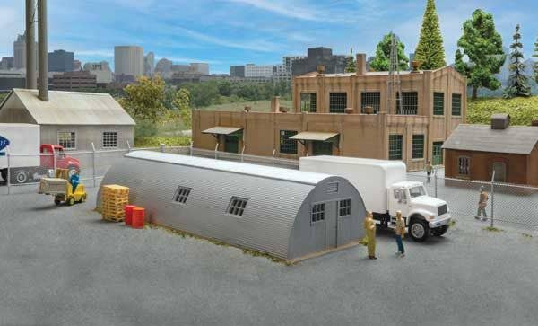 Walthers Cornerstone 933-3560 | Quonset Hut Kit | HO Scale