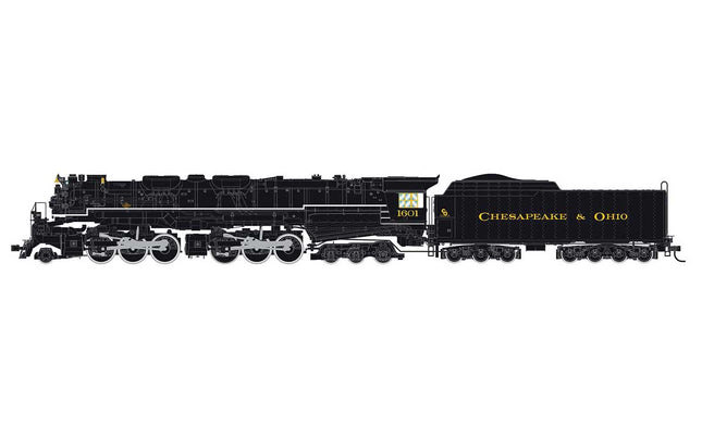 Rivarossi HR2950S | Chesapeake & Ohio 2-6-6-6 Allegheny #1601 with DCC Sound Decoder | HO Scale