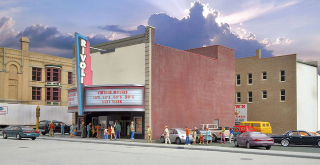 Walthers Cornerstone 3771 | Rivoli Theatre Building Kit | HO Scale