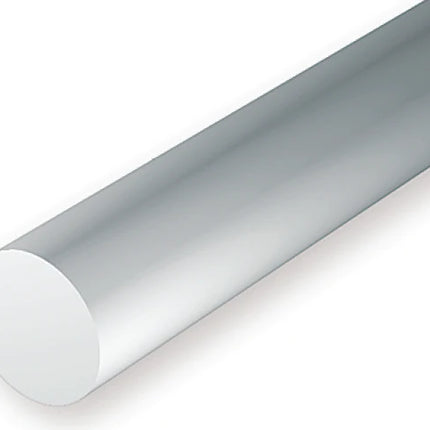 Evergreen 269-219 .025 inch white styrene round rod, 10 pieces 14 inches long for scratchbuilding