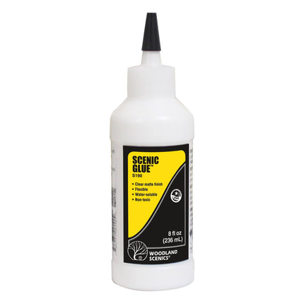 Woodland Scenics 785-190 | Scenic Glue - Clear-Drying Scenery Adhesive 8 fl oz | All Scales