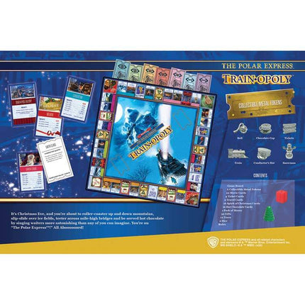 Train Enthusiast Vendors 420814 | The Polar Express Train-Opoly Board Game | Collector Edition