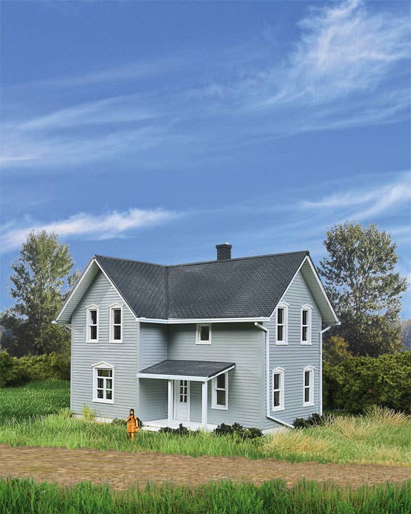 Walthers Cornerstone 3789 | Tillman Farm House Building Kit | HO Scale