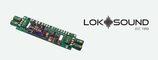 ESU 58921 | LokSound 5 DCC Direct Sound & Control Decoder with Integrated PowerPack | HO Scale
