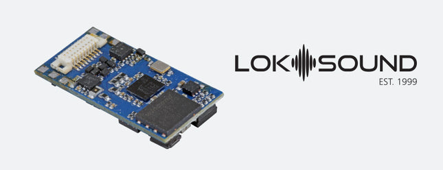 ESU 58828 | LokSound 5 Micro Sound and DCC Control Decoder - Next18 Plug | N & HO Scale