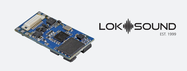 ESU 58818 | LokSound 5 Micro Sound and DCC Control Decoder - With Speaker - Next18 Plug | N & HO Scale
